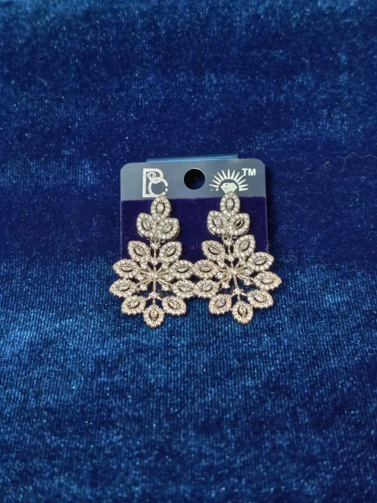 Floral Starburst Statement Earrings