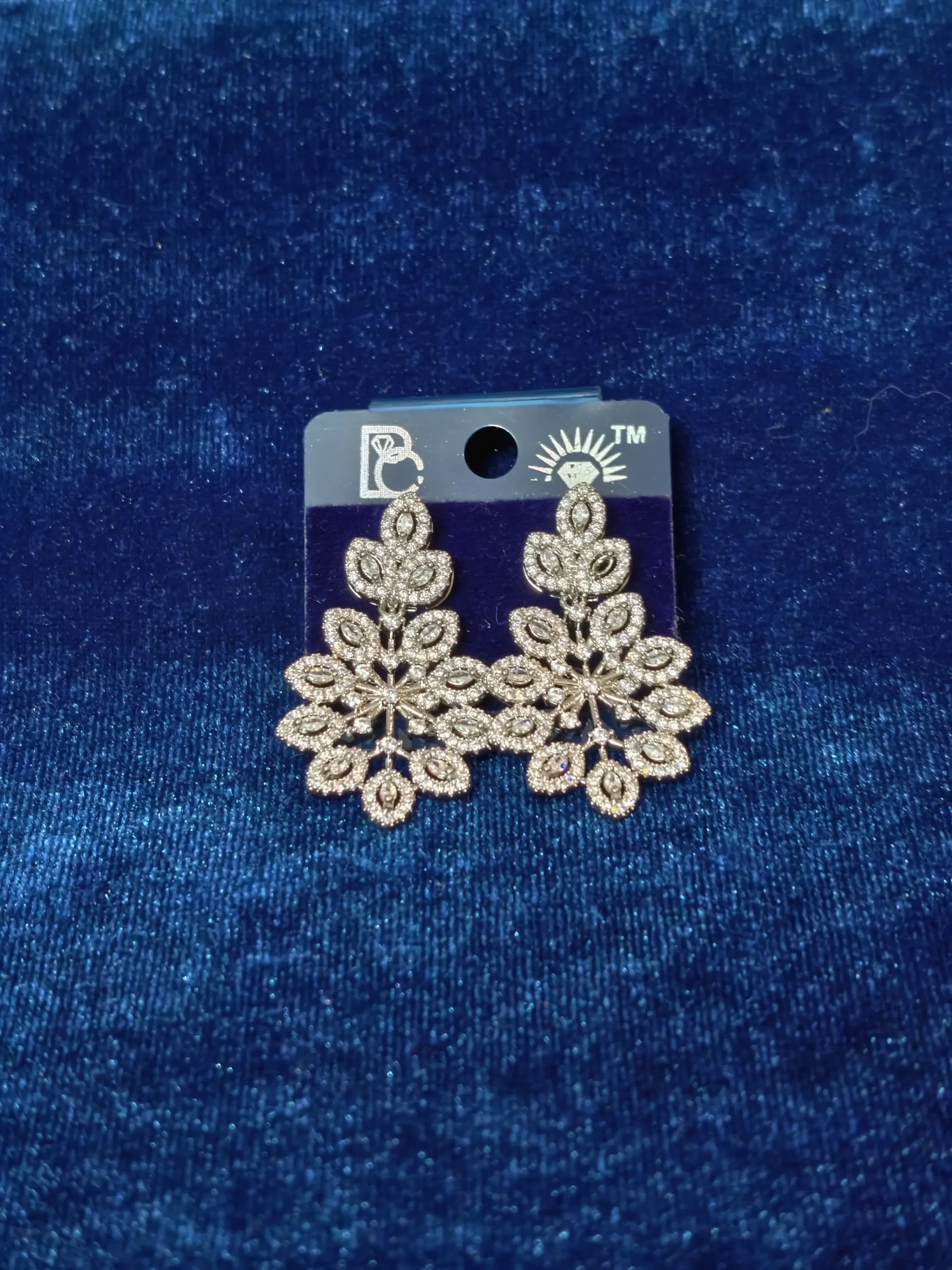 Floral Starburst Statement Earrings