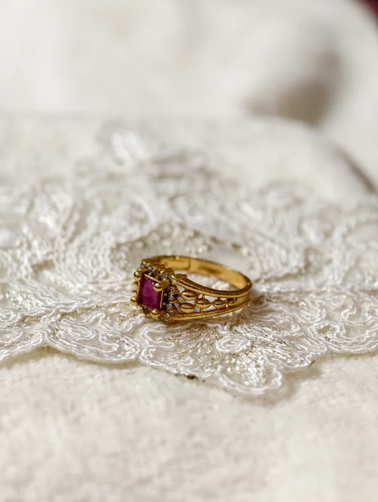 Ruby Lattice Statement Ring