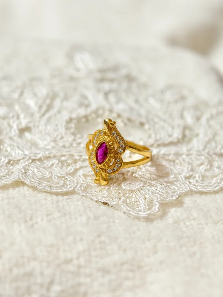 Ruby Oval Radiance Ring